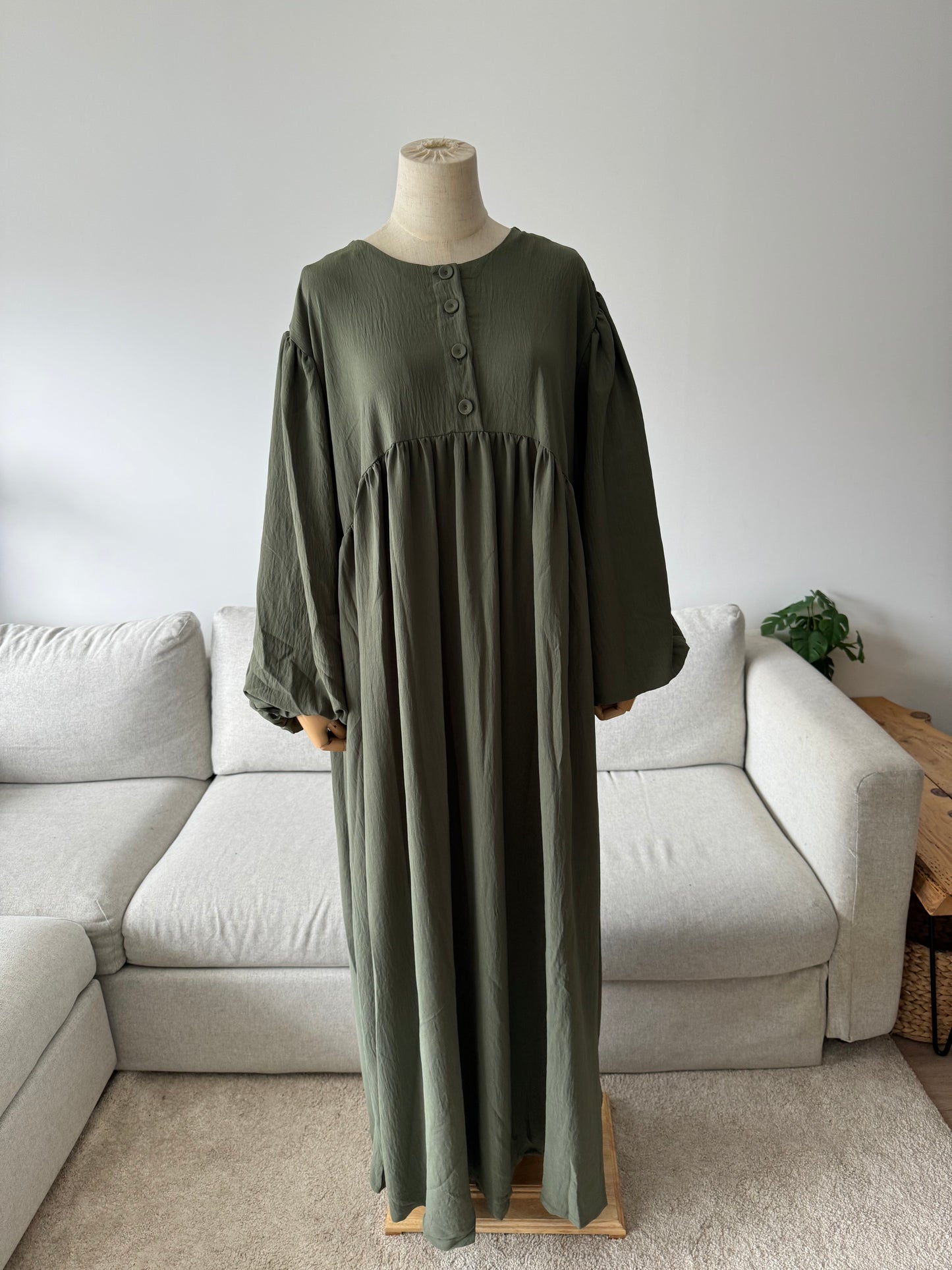 Abaya Hawa Olive en Jazz