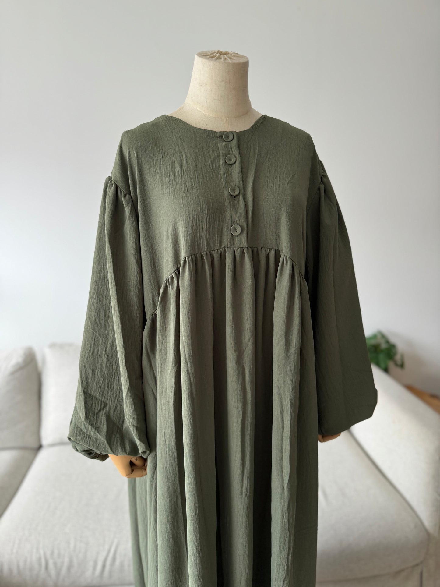 Abaya Hawa Olive en Jazz